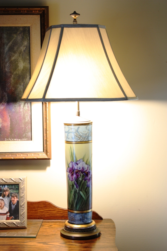 Limoges lamp in the master bedroom needs remote control. 